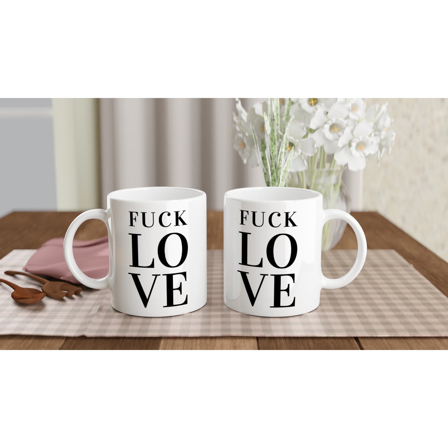 "Fuck Love" Tasse