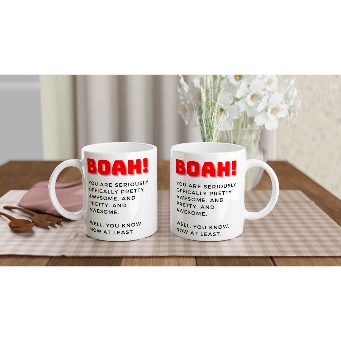 "BOAH! You are awesome!" Tasse