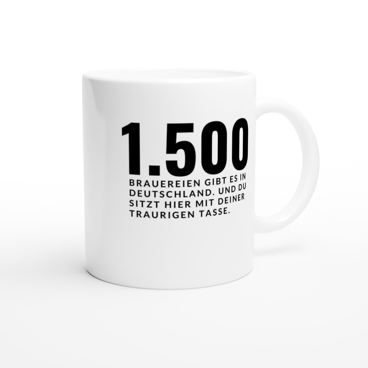 "1500 Brauereien in Deutschland" Tasse