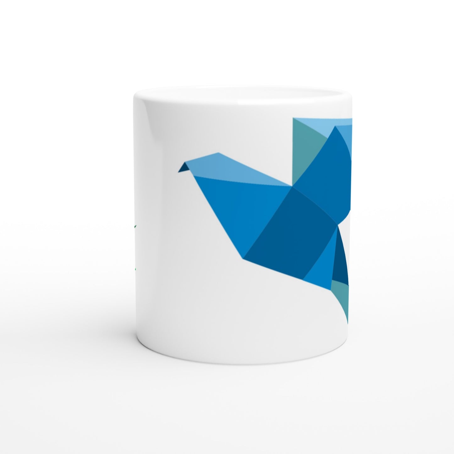 "Green meets blue" Tasse