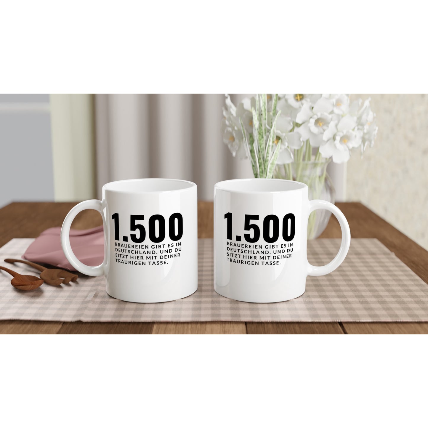 "1500 Brauereien in Deutschland" Tasse