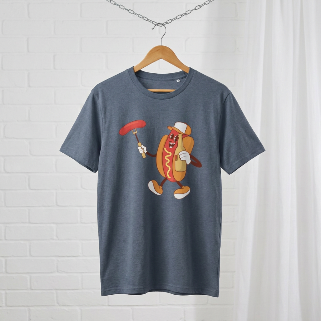 "Happy Hotdog" // unisex T-Shirt // 100% Bio-Baumwolle