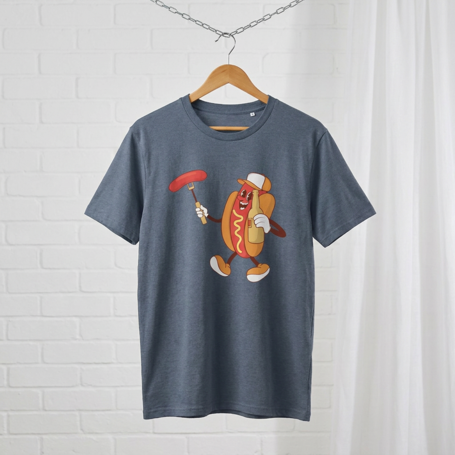"Happy Hotdog" // unisex T-Shirt // 100% Bio-Baumwolle