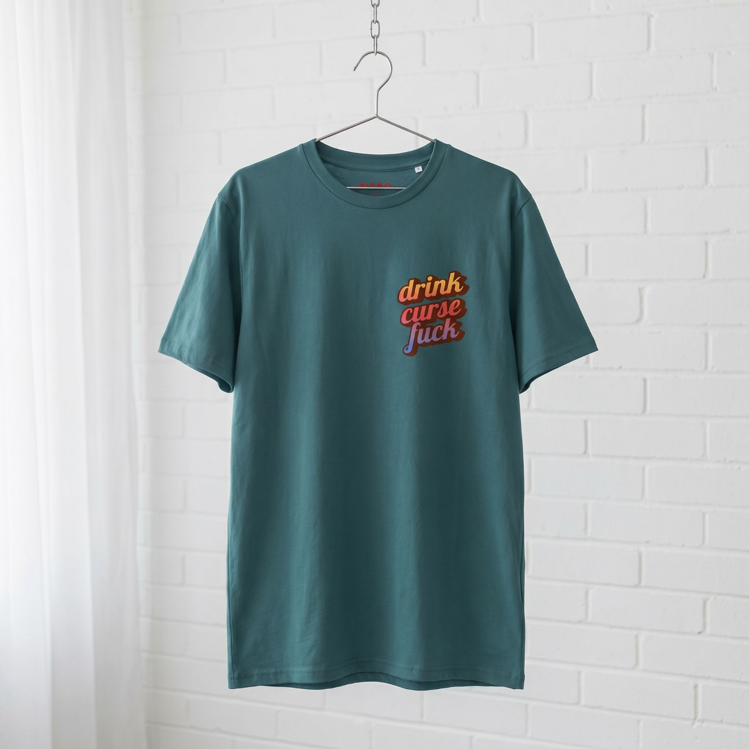 "drink, curse, fuck" // unisex T-Shirt // 100% Bio-Baumwolle