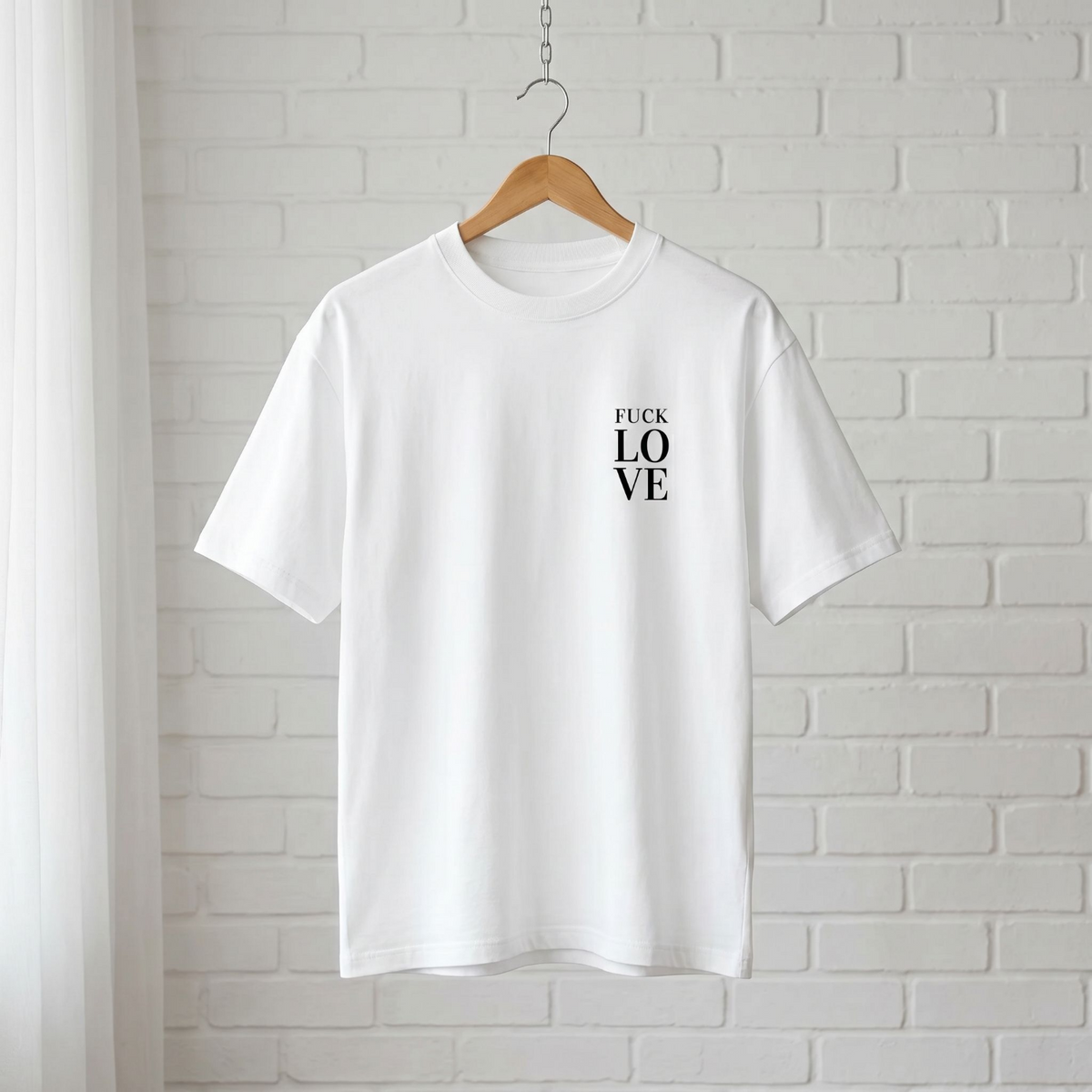 "Fuck Love" // unisex oversized T-Shirt // 100% Bio-Baumwolle