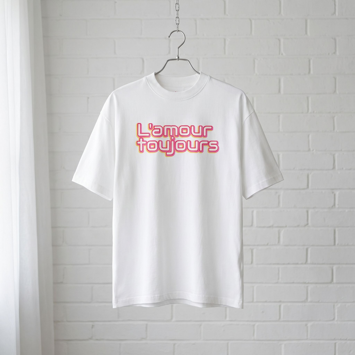 "L'amour toujours" // unisex oversized T-Shirt // 100% Bio-Baumwolle