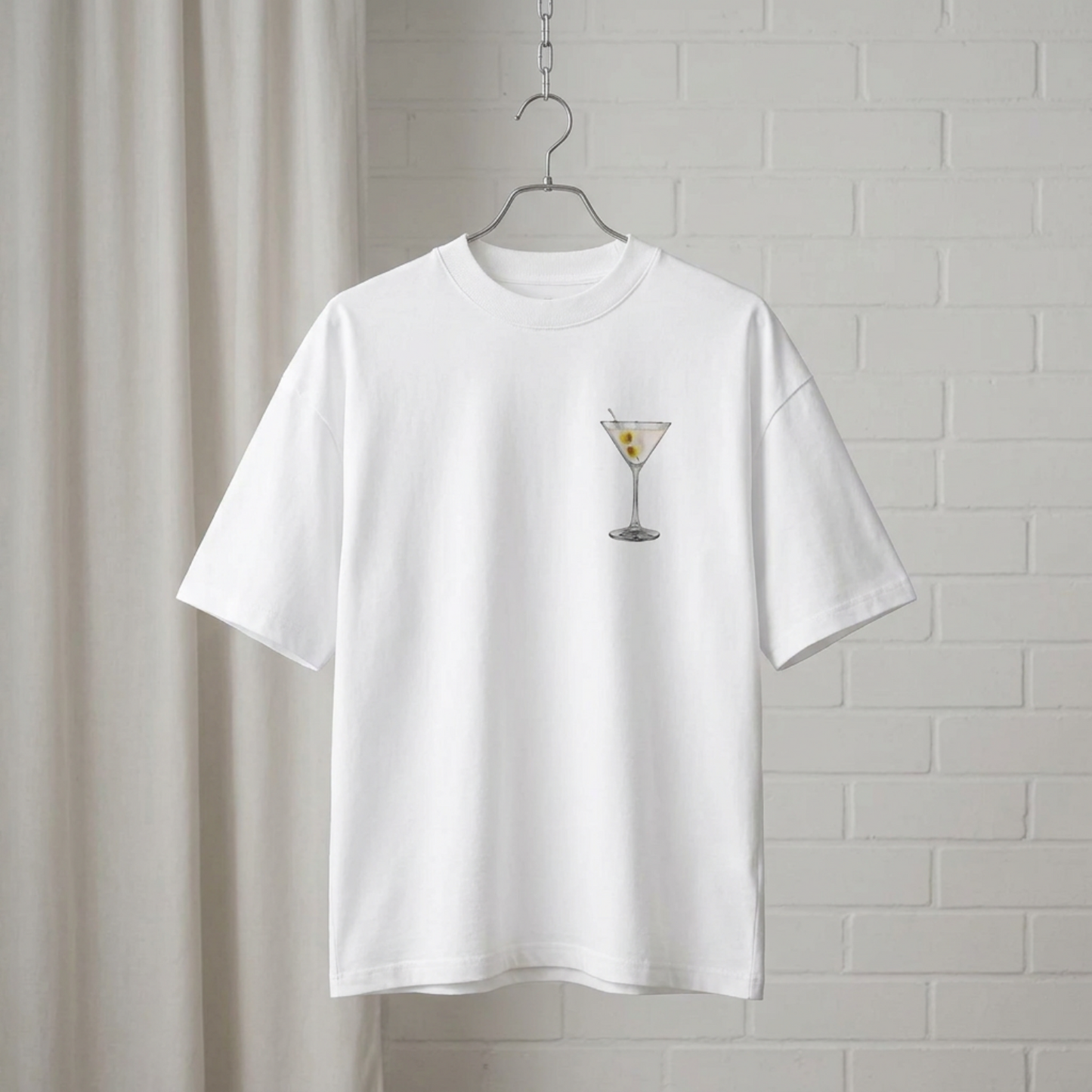 "Martini" // unisex oversized T-Shirt // 100% Bio-Baumwolle