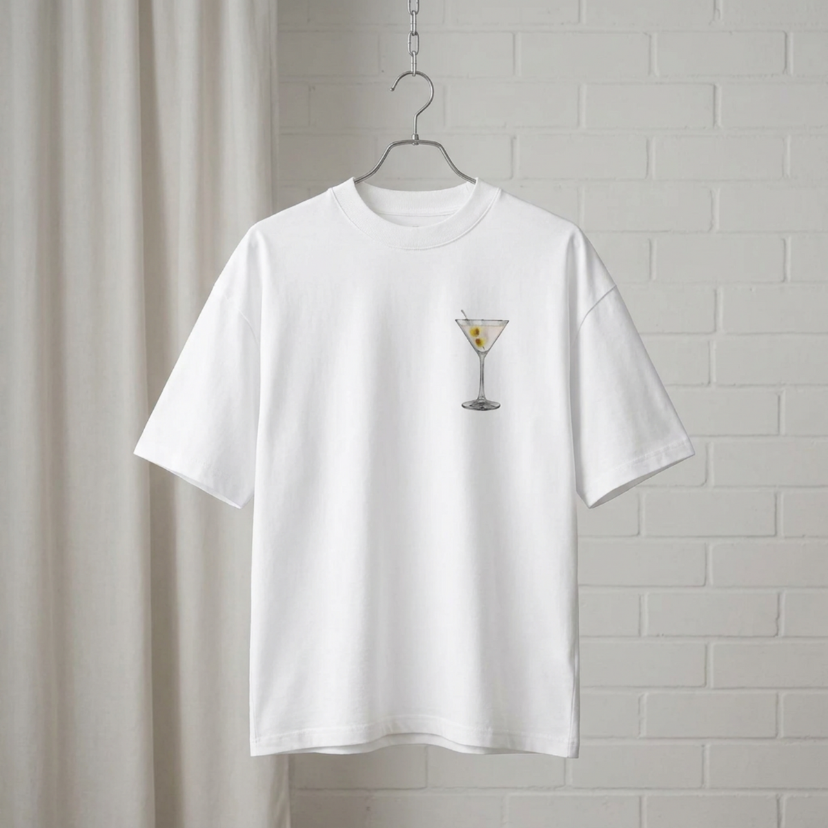 "Martini" // unisex oversized T-Shirt // 100% Bio-Baumwolle