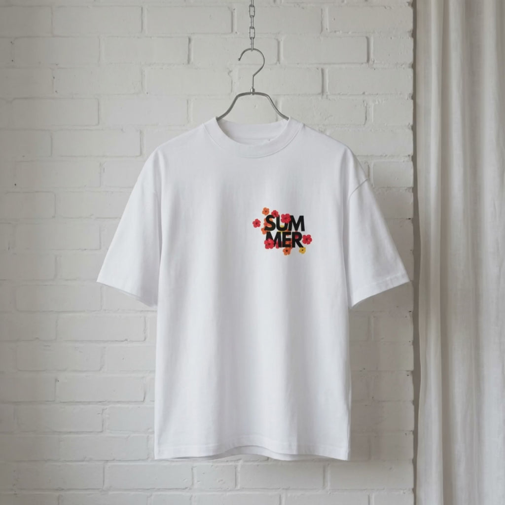 "Summer" // unisex oversized T-Shirt // 100% Bio-Baumwolle