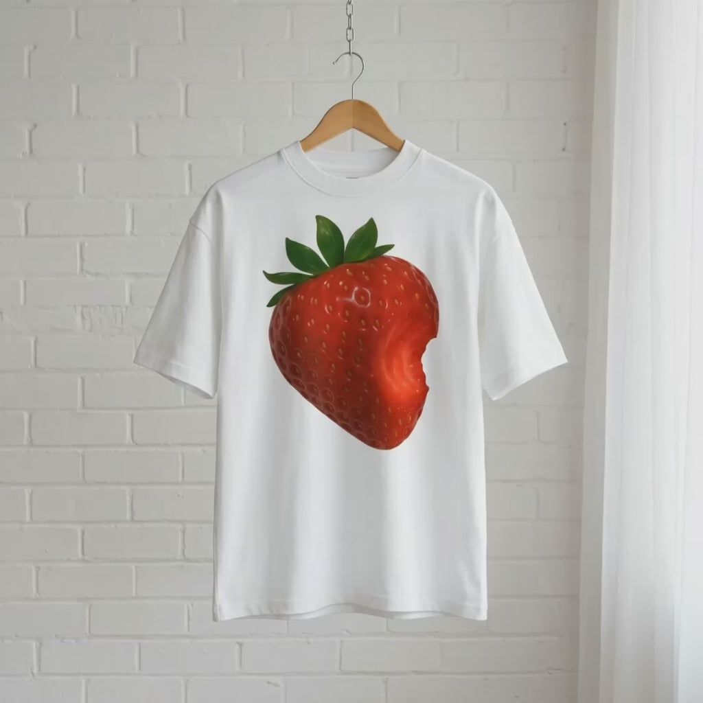 "Strawberry Honey" // unisex oversized T-Shirt // 100% Bio-Baumwolle