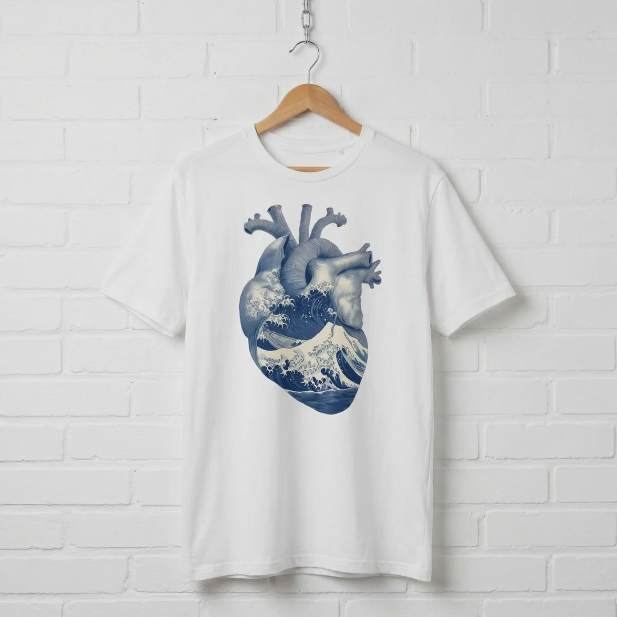 "Sea heart big" // unisex T-Shirt // 100% Bio-Baumwolle