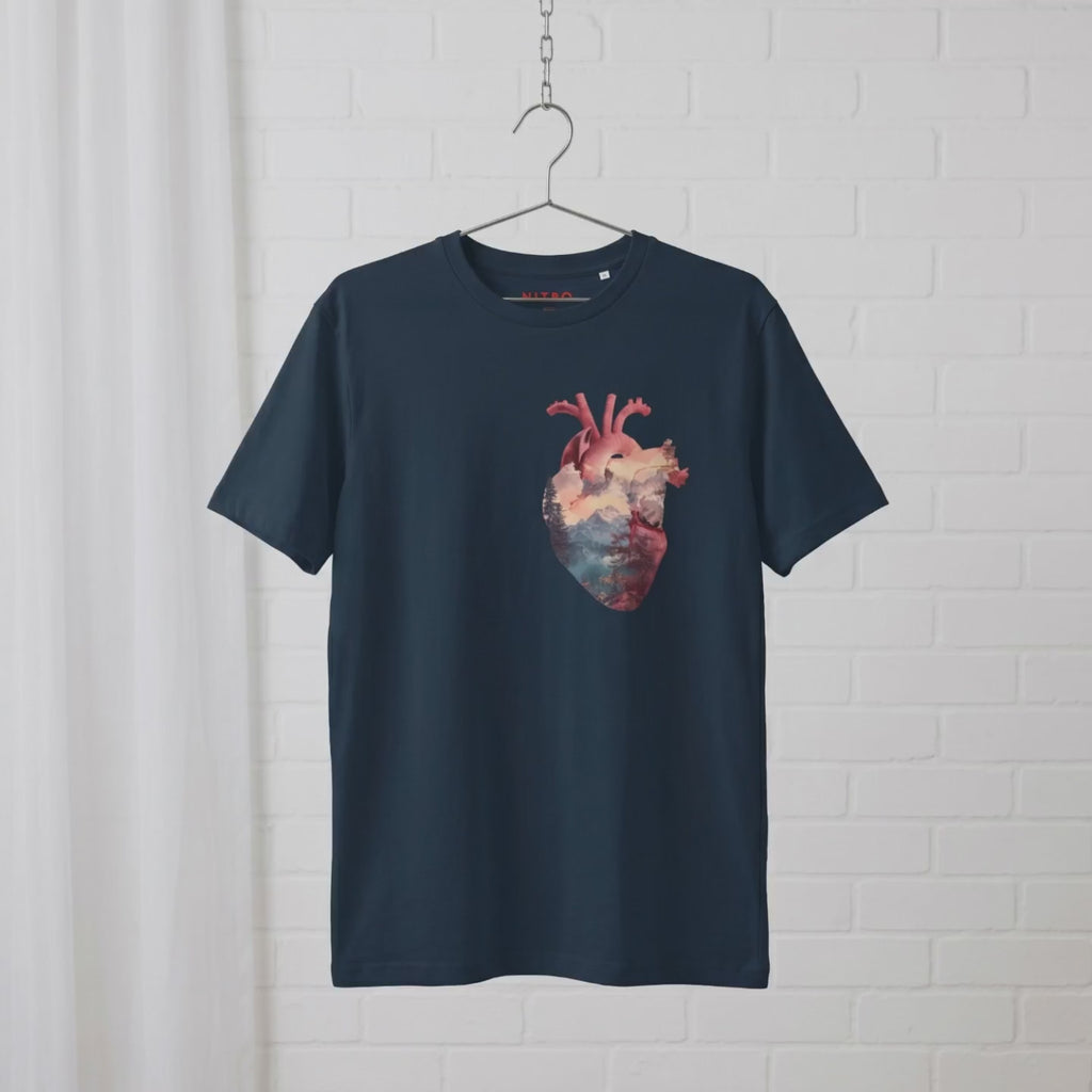 "Follow your heart" // unisex T-Shirt // 100% Bio-Baumwolle