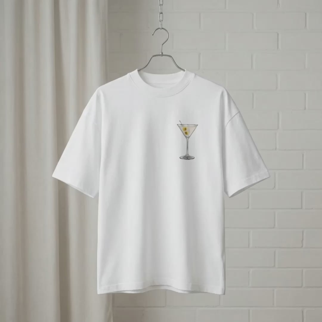 "Martini" // unisex oversized T-Shirt // 100% Bio-Baumwolle