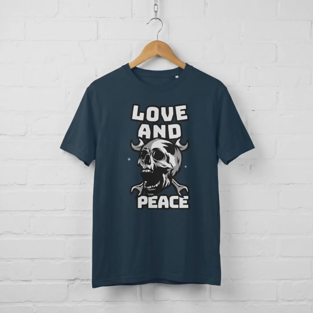 "LOVE AND PEACE" // unisex T-Shirt // 100% Bio-Baumwolle