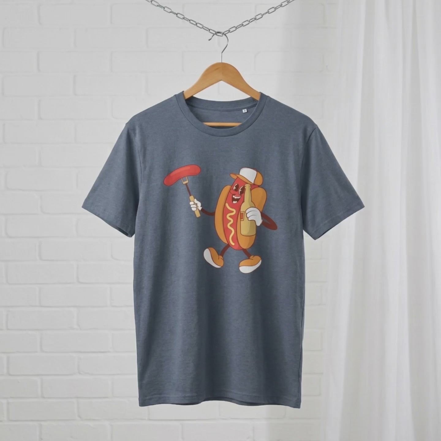 "Happy Hotdog" // unisex T-Shirt // 100% Bio-Baumwolle