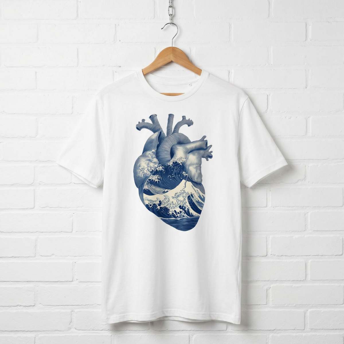 "Sea heart big" // unisex T-Shirt // 100% Bio-Baumwolle