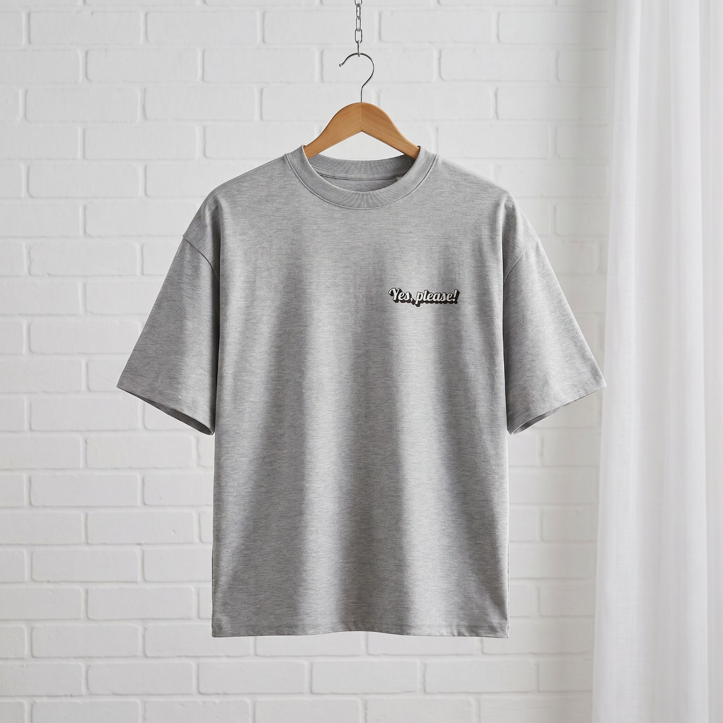 "Yes please" // unisex oversized T-Shirt // 100% Bio-Baumwolle